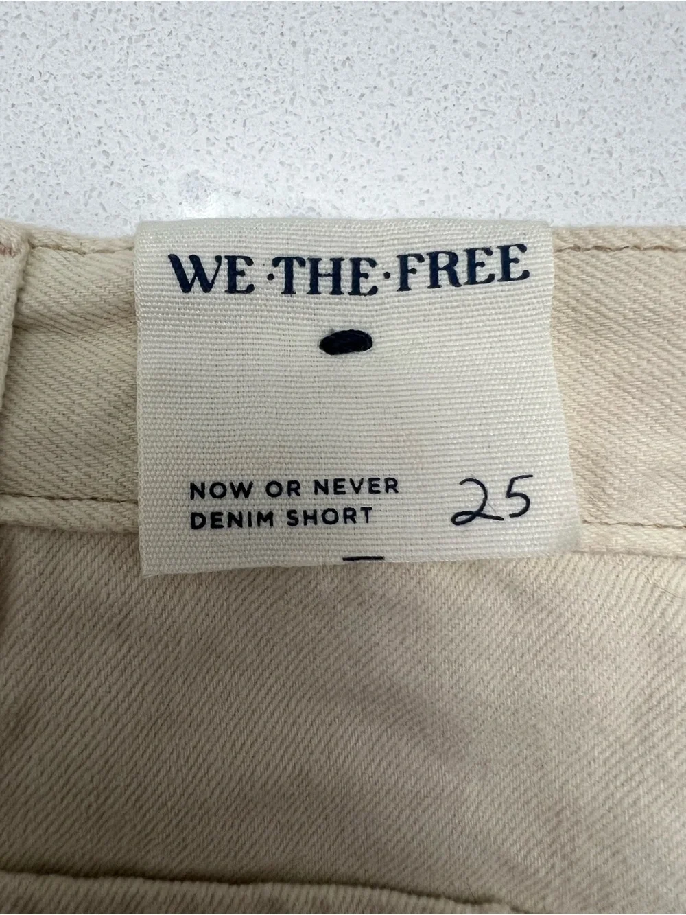 Free People Now Or Never Denim Short